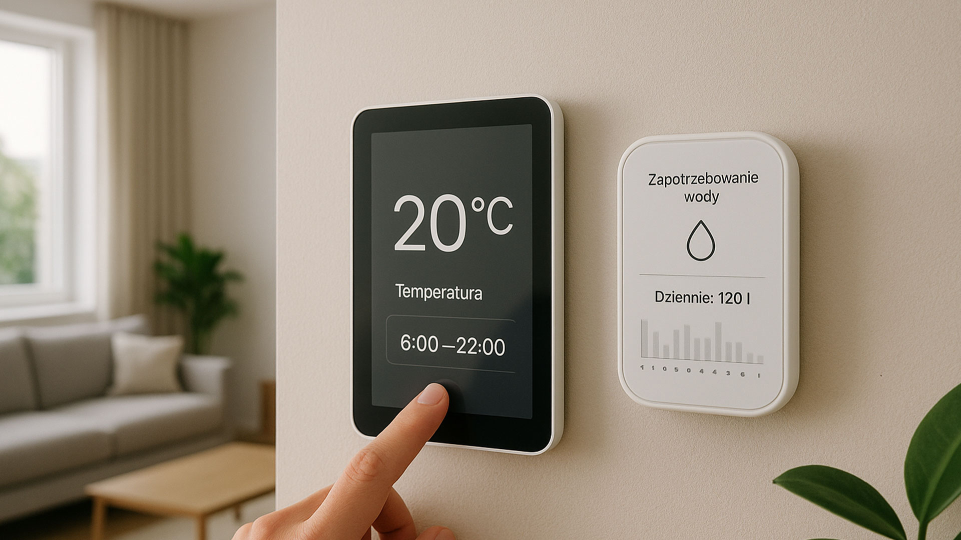 Porady dotyczące oszczędzania wody i energii: Termostaty i programatory