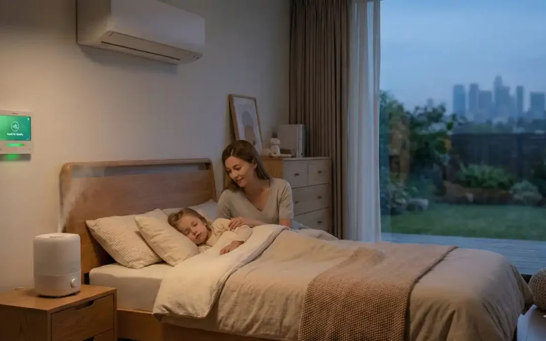 Dom bez smogu i alergenów: Jak filtry w rekuperacji i klimatyzacji wpływają na sen i zdrowie dzieci